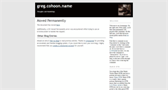 Desktop Screenshot of greg.cohoon.name